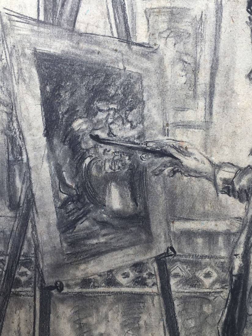 Pencil painting Self portrait Cherkas A.G. - 3