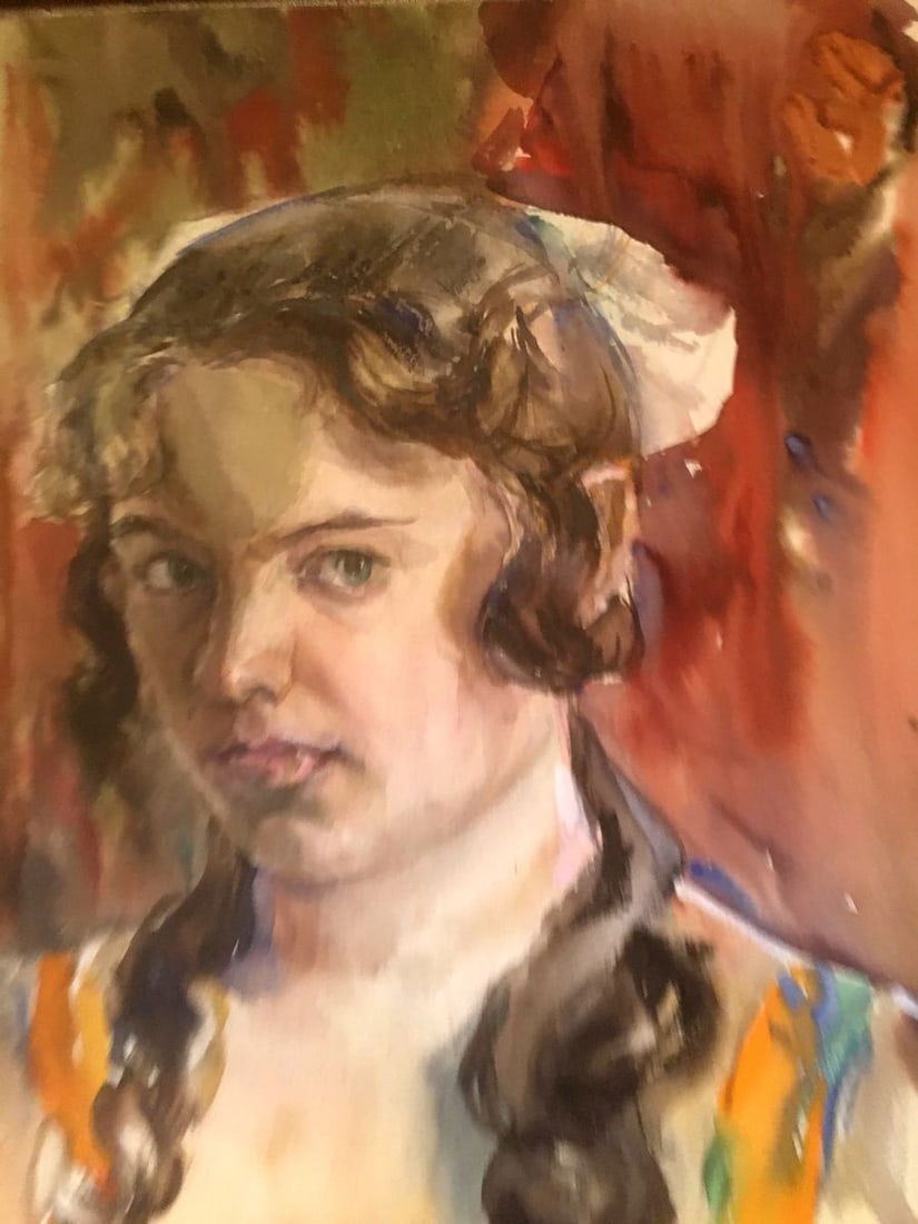 Watercolor painting Portrait of a girl Palazhchenko Irina - 3