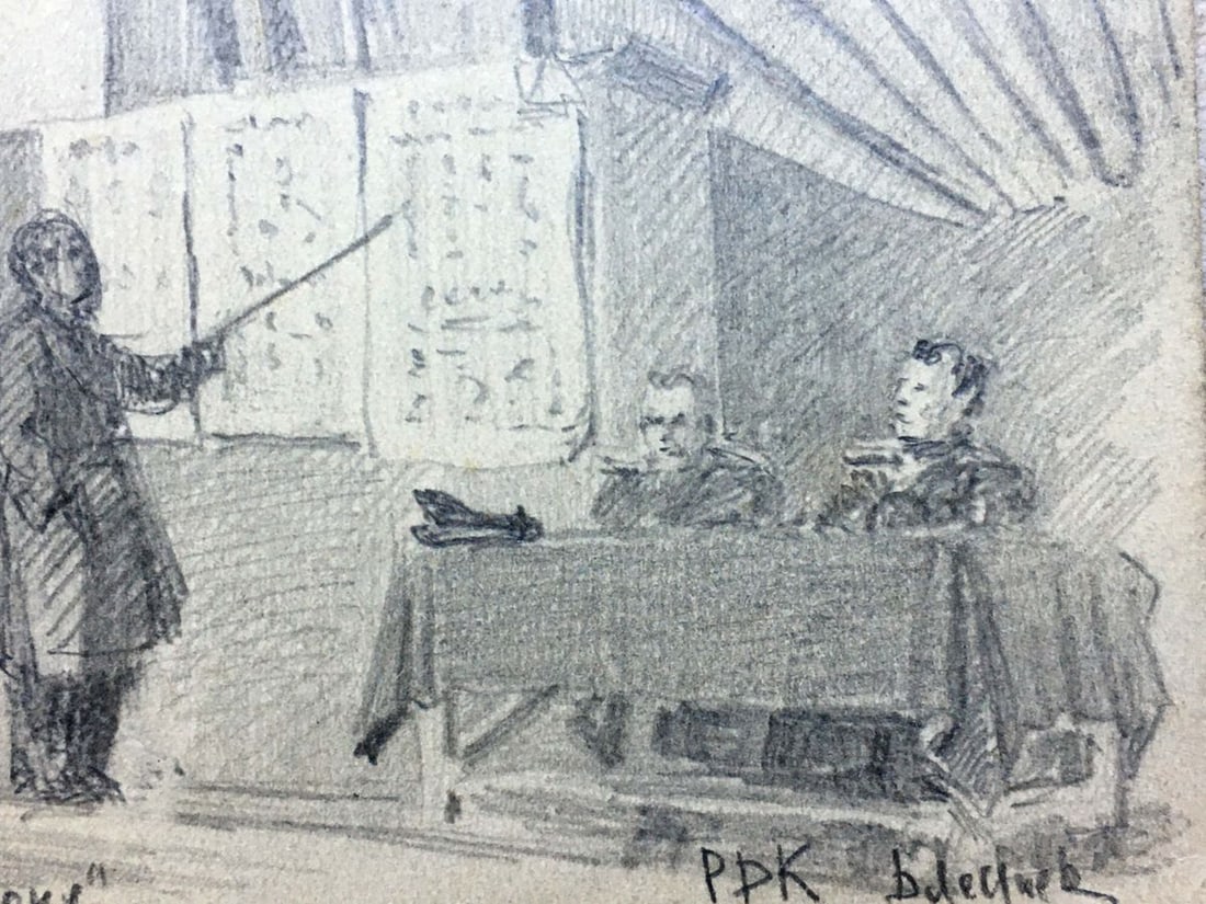 Pencil painting Self Defense Lecture Dmitry Lednev - 7