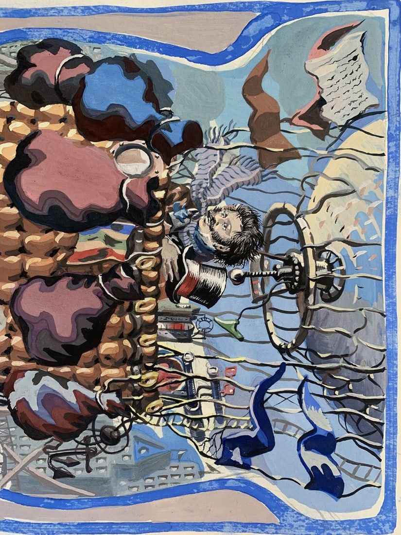 Watecolor painting Series of paintings "Flight" Alexander Arkadievich Litvinov - 2