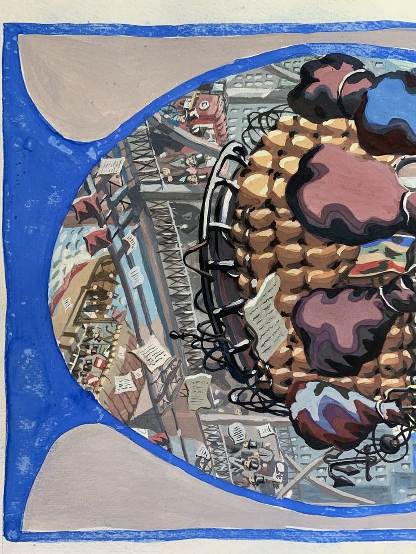 Watecolor painting Series of paintings "Flight" Alexander Arkadievich Litvinov - 3