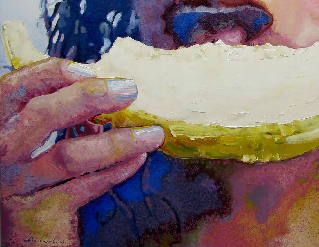 Abstract oil painting Melon Varvarov Anatoly Viktorovich - 4