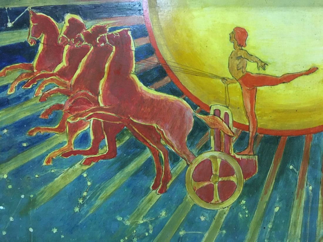 Abstract oil painting Folk traditions Strelnikov Vladimir Vladimirovich - 3