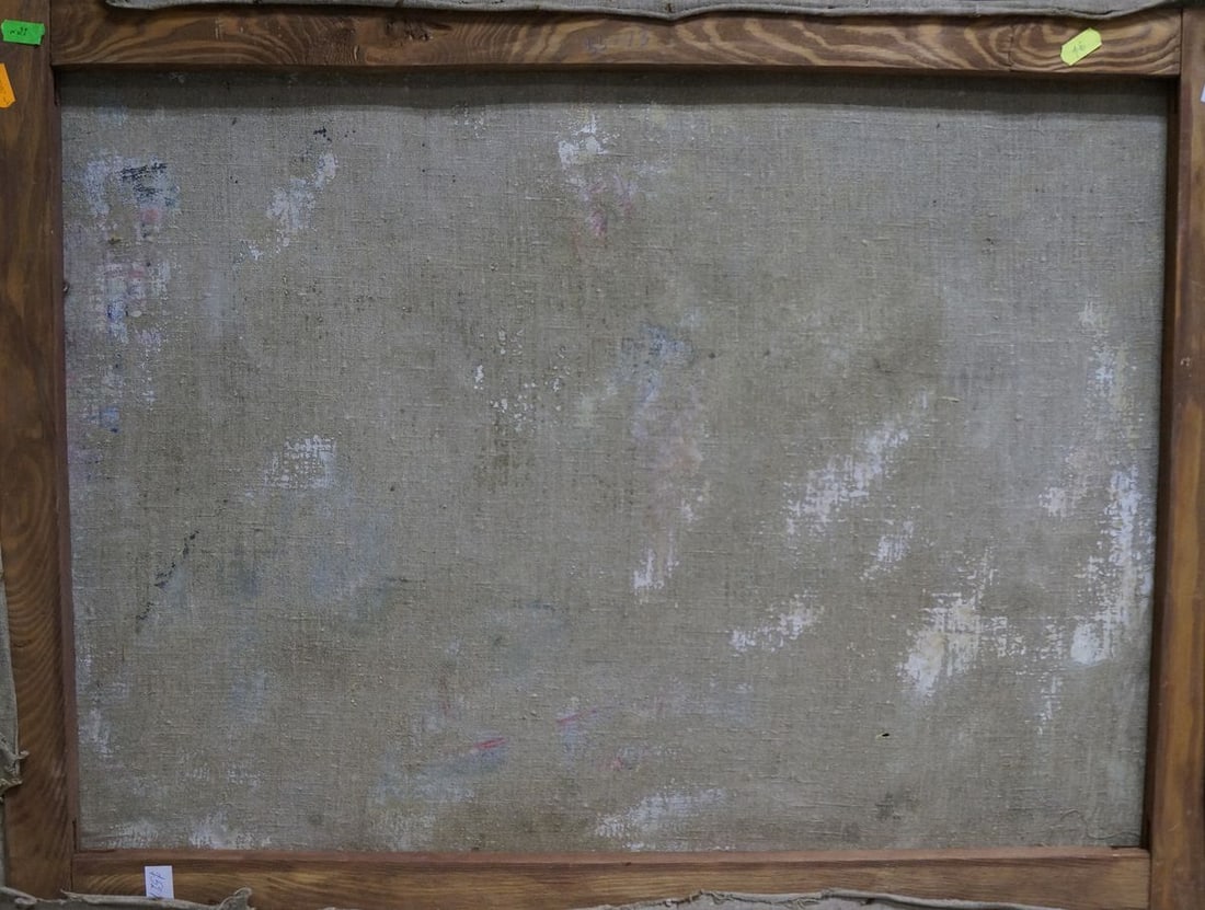 Oil painting By the river - 7