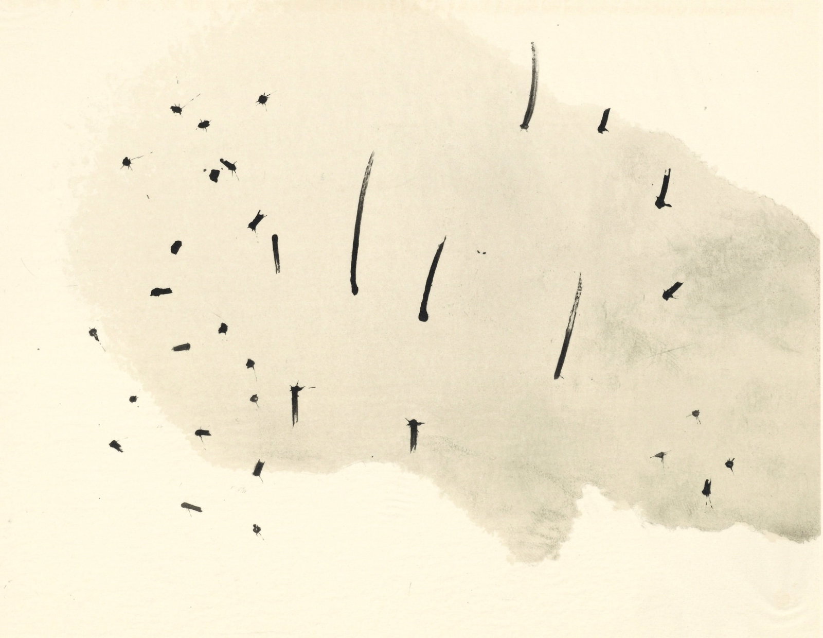 Joan Miro lithograph "Trace sur l'eau" 1963 (1 of 1)