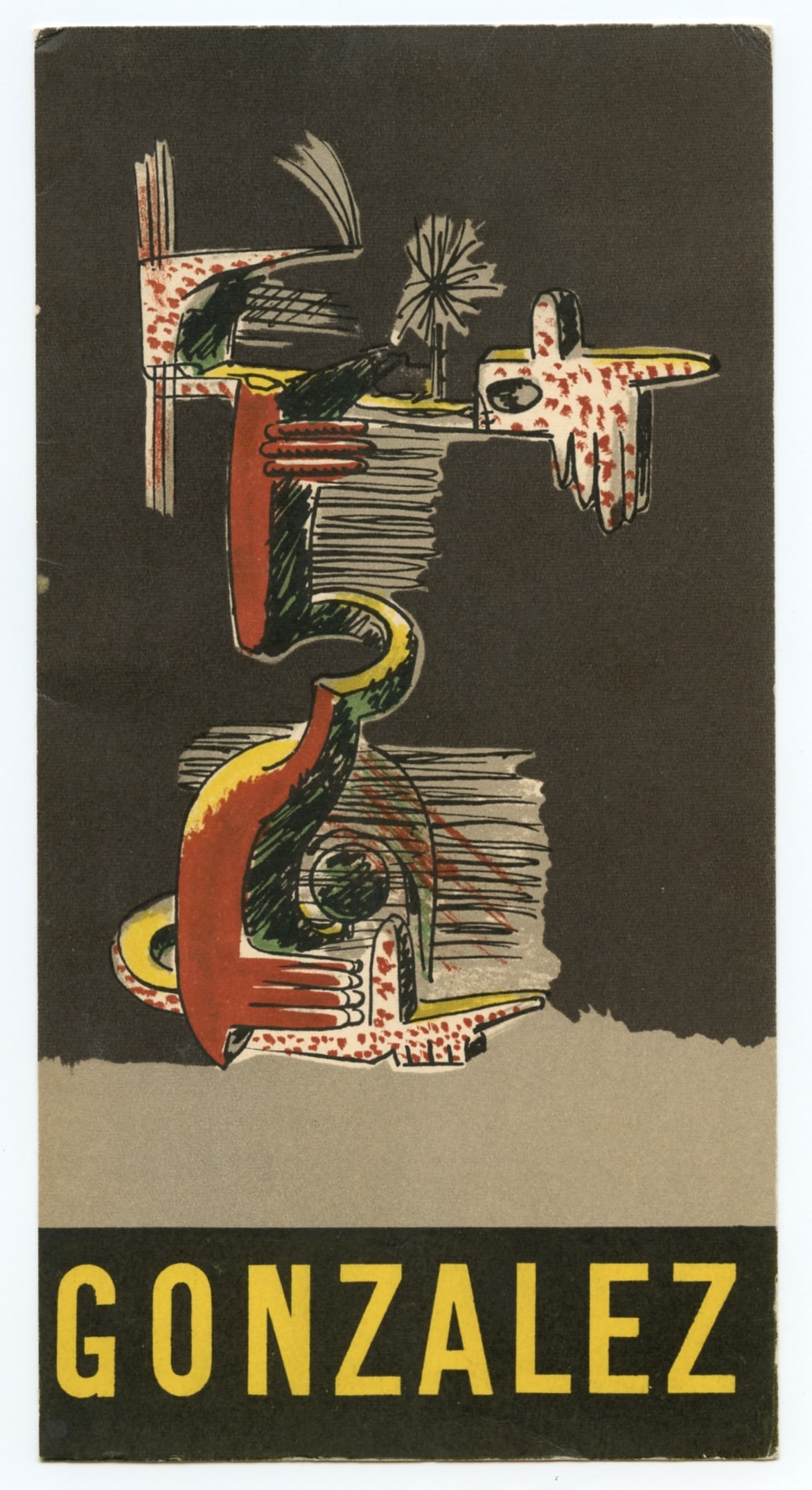 Julio Gonzalez lithograph "Personnage virulent" - 2