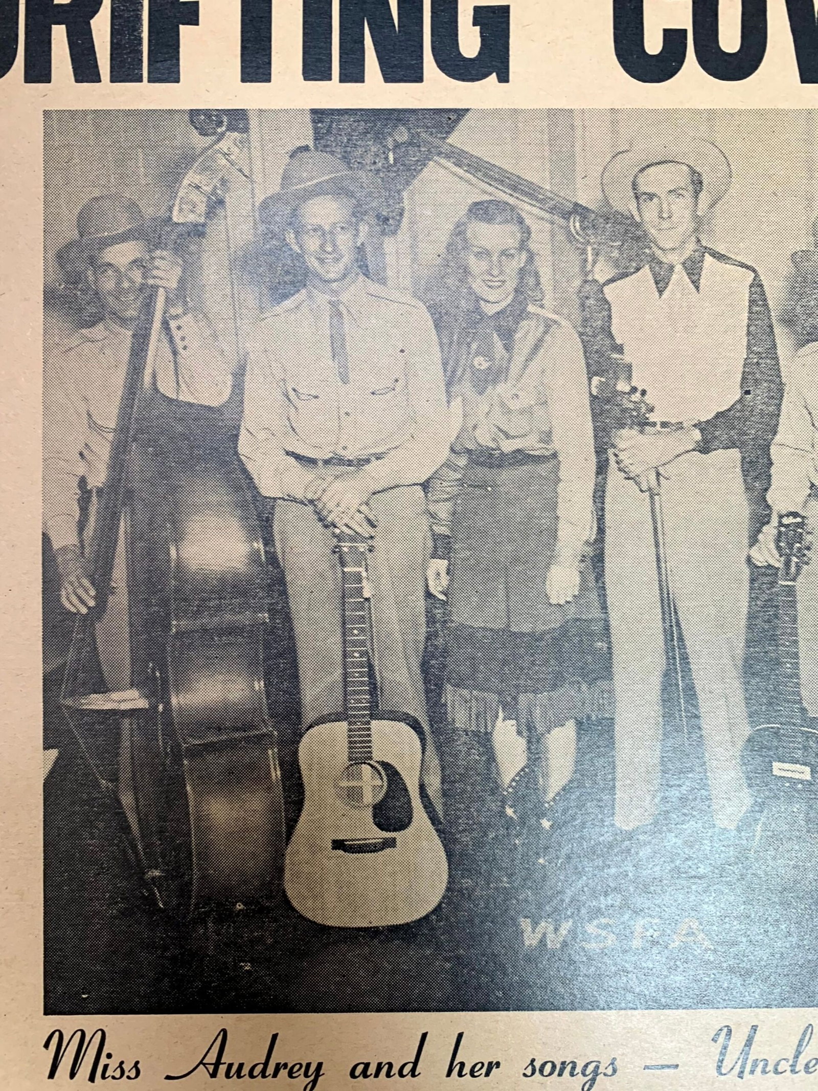 Hank Williams & The Drifting Cowboys (1949) 11"X17" Music Concert Poster - 2