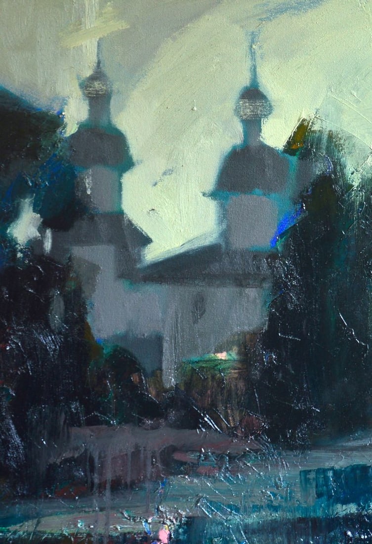 Oil painting Above the lake Natalia Korf-Ivaniuk - 7
