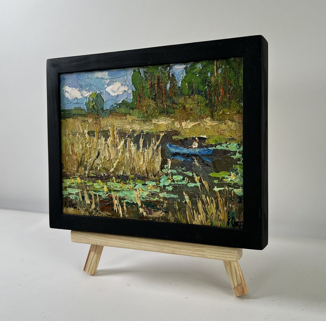 Oil painting Where water sleeps Oksana Ivanyuk - 2
