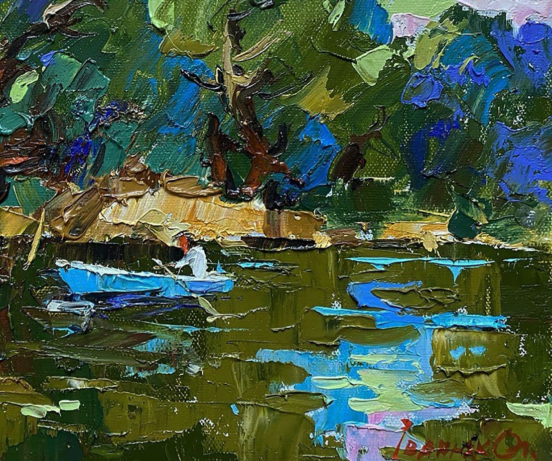 Oil painting In silence with nature Oleksiy Ivanyuk - 7