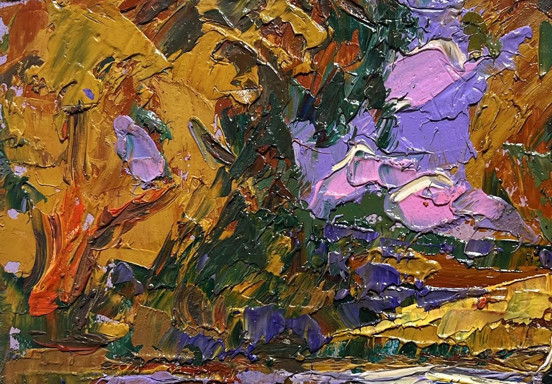 Oil painting Solitude in nature Alex Kalenyuk - 7