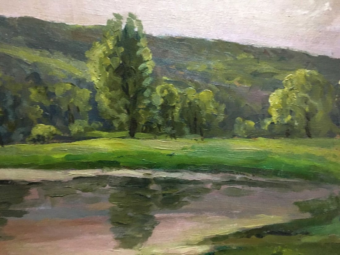 Oil double painting Seasons of the Year A. Cherkas - 4