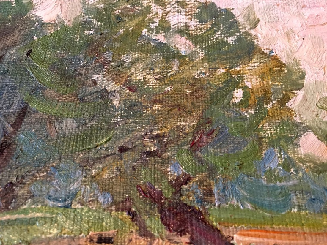 Oil painting swamp - 4