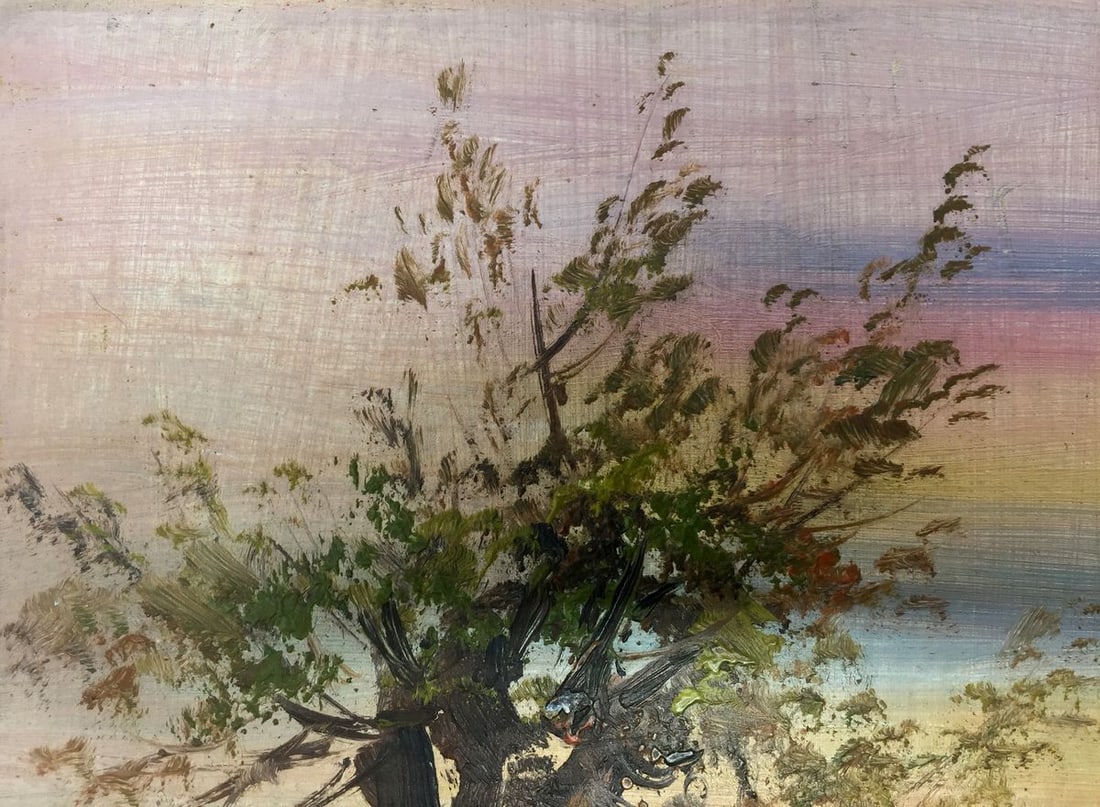 Oil painting House in the swamp - 4