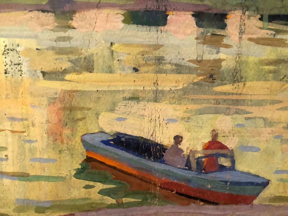 Oil painting On the shore Khrustalenko Nikolai Alexandrovich - 2