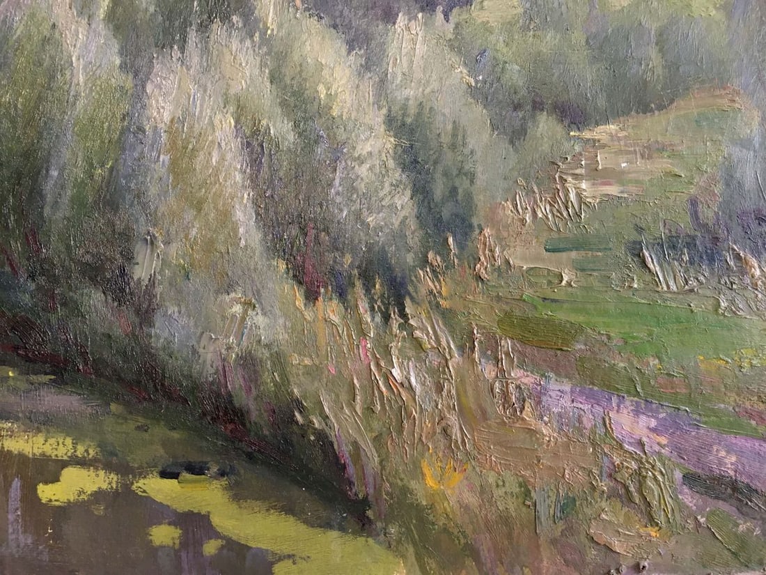 Oil painting Forest landscape Sheludko Leonid Nikolaevich - 5