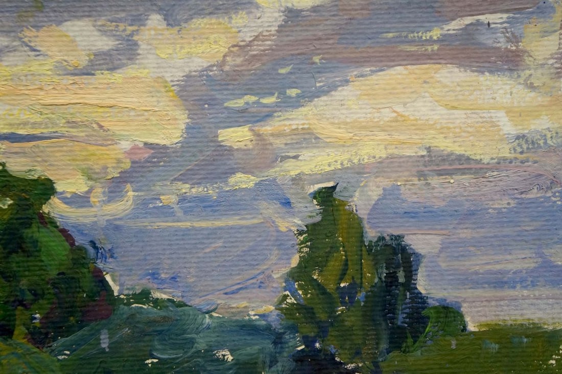 Oil painting At a lake Fomin Anatoly Nikiforovich - 4