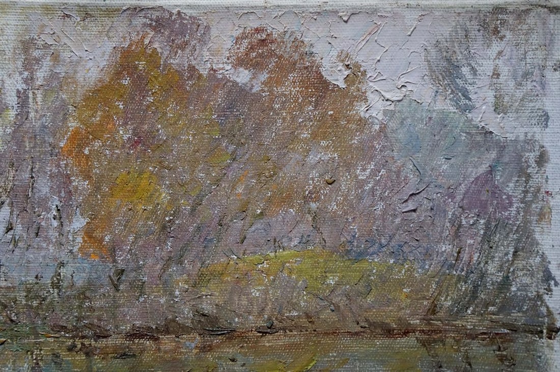 Oil painting Forest landscape Sevastyanov Viktor Grigorievich - 4