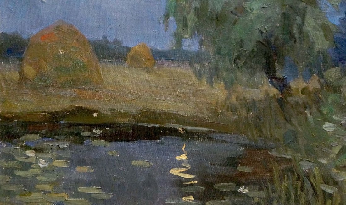 Oil painting Night romance - 2