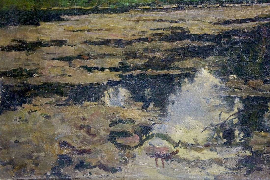Oil painting Swamp - 2