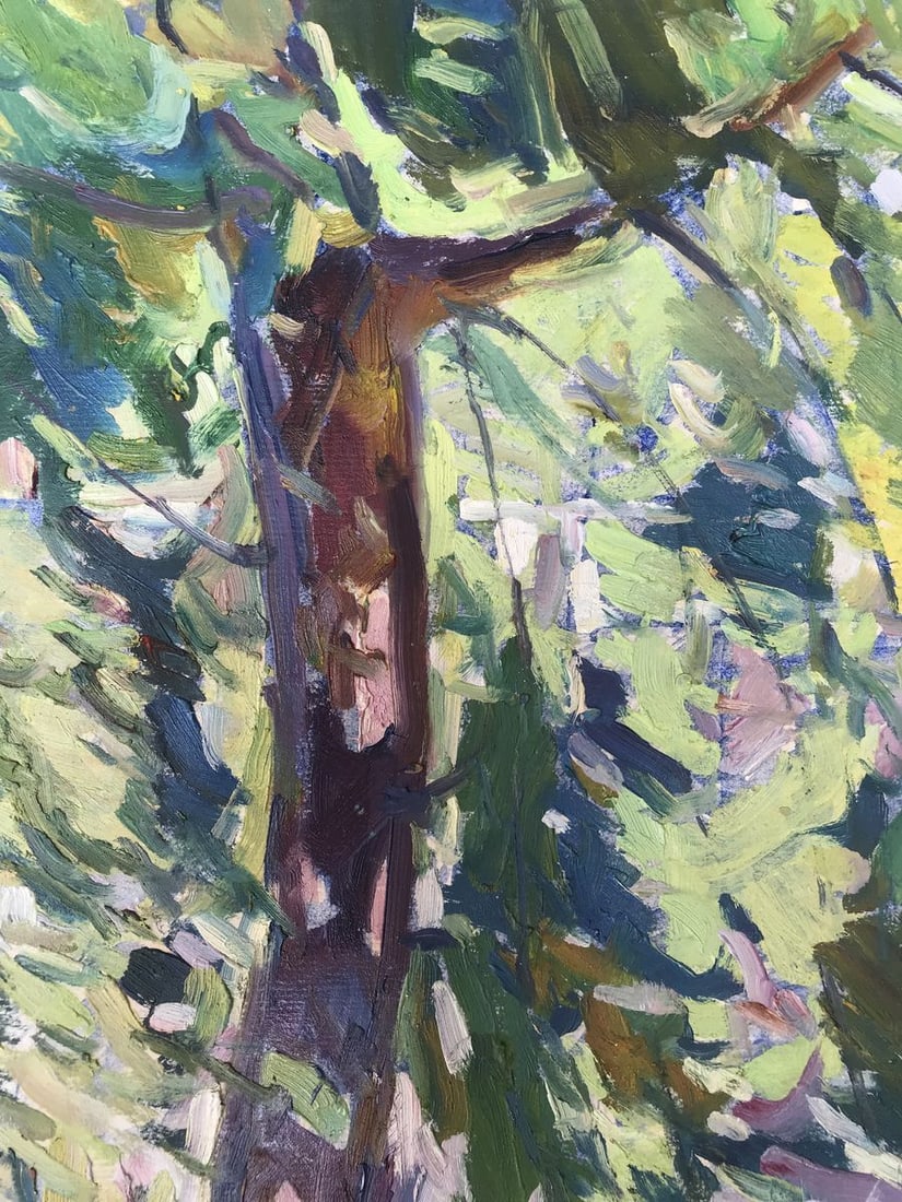 Oil painting Road to the city Peter Tovpev - 4