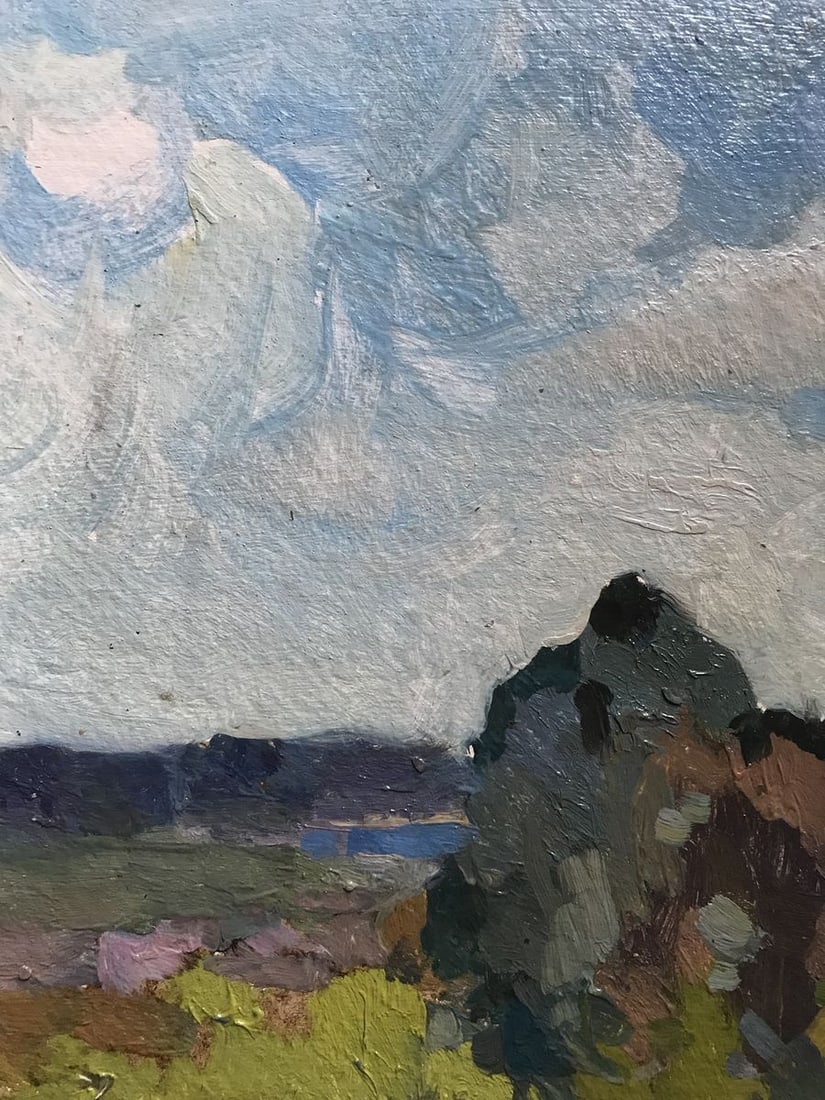 Oil painting Near the lake Peter Tovpev - 4