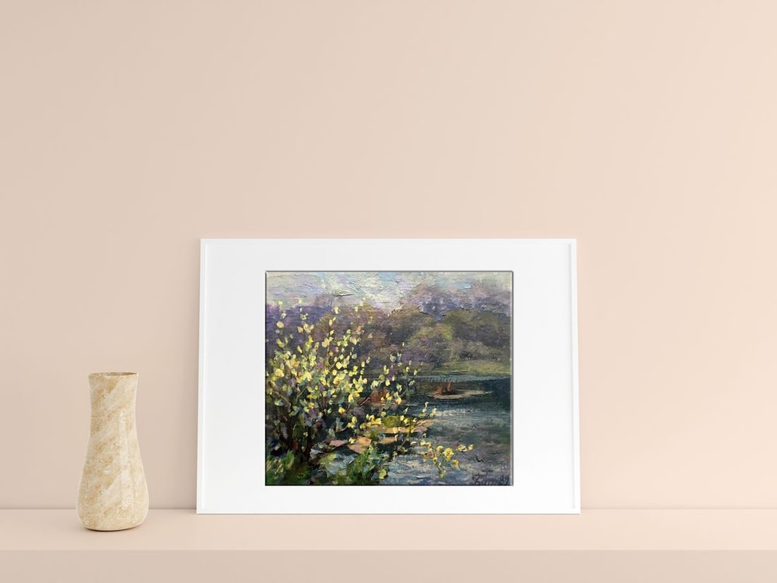 Oil painting Willow blossoms Batrakov Vladimir Grigorievich - 3