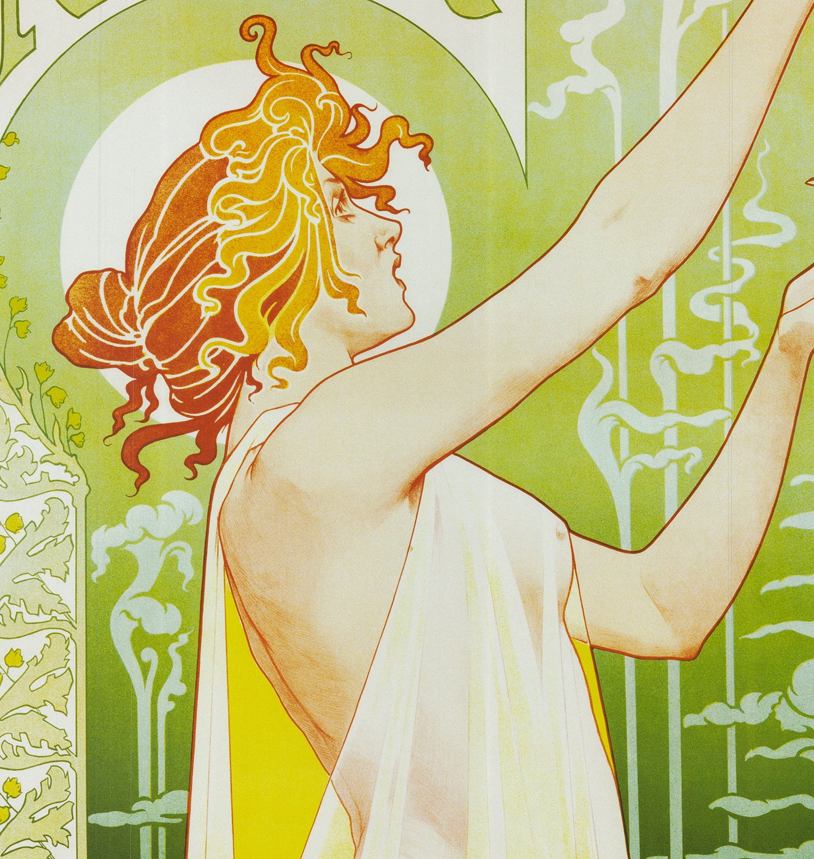 Prival Livemont - Absinthe Robette - 2002 Offset Lithograph 55.25" x 38.75" - 3