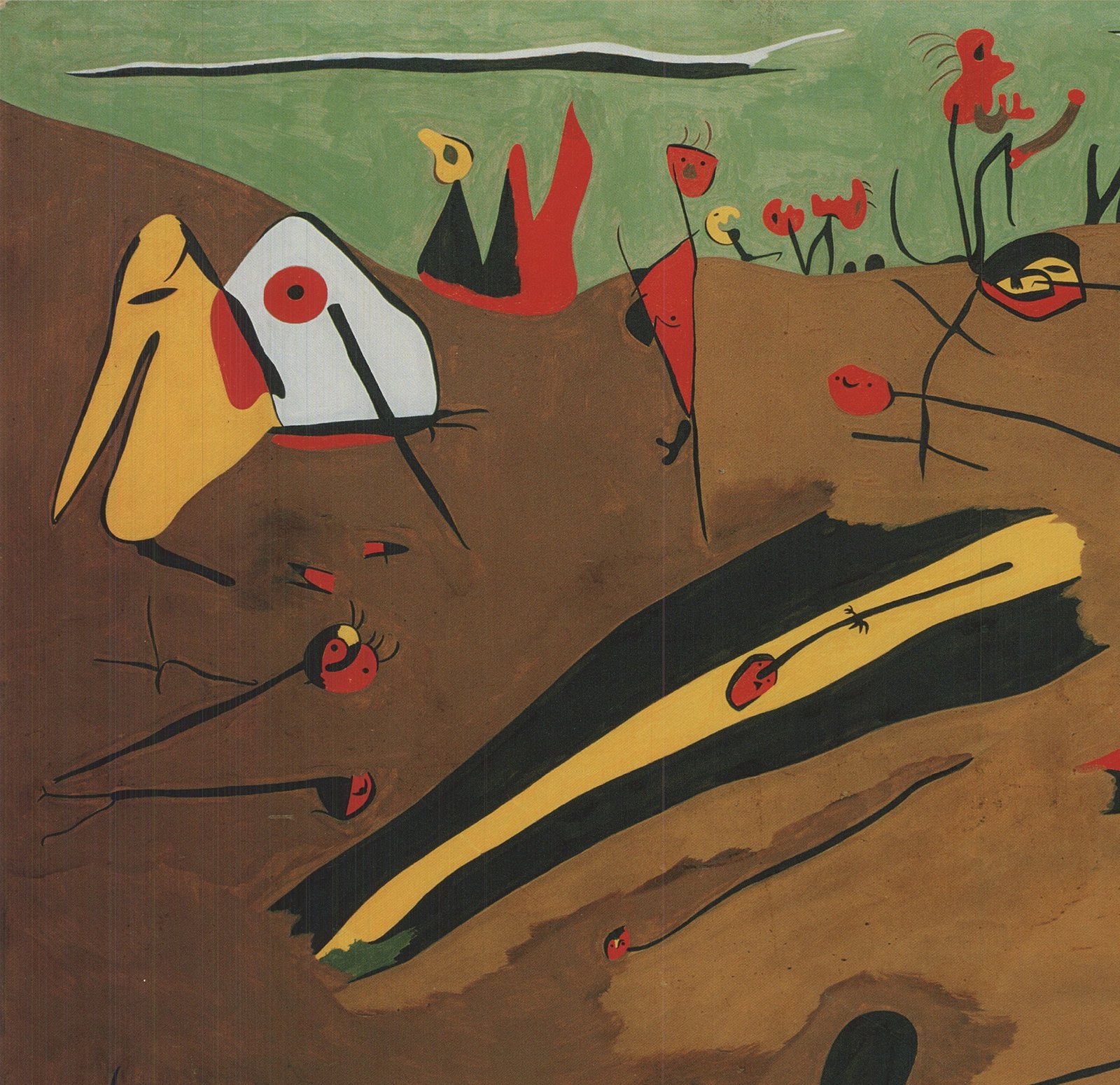 Joan Miro - Animated Landscape - 2010 Offset Lithograph 22.75" x 19" - 3