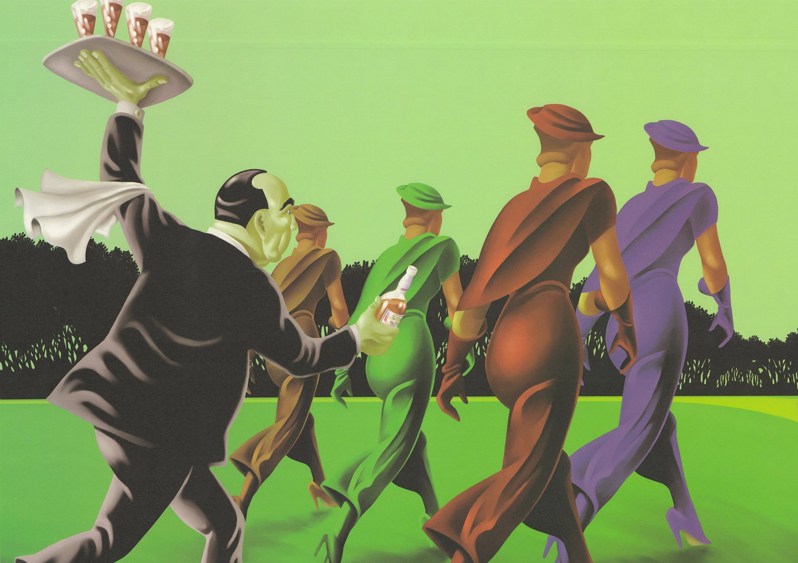 Unknown Artist - Autodromo di Firenze - 1999 Offset Lithograph 34" x 47.75" - 3