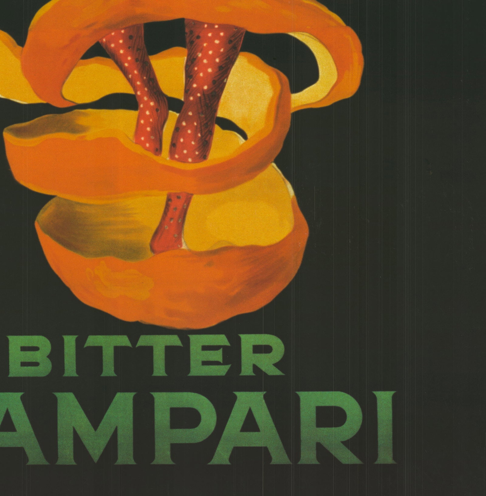 Leonetto Cappiello - Bitter Campari - 2005 Offset Lithograph 51.25" x 38.5" - 3
