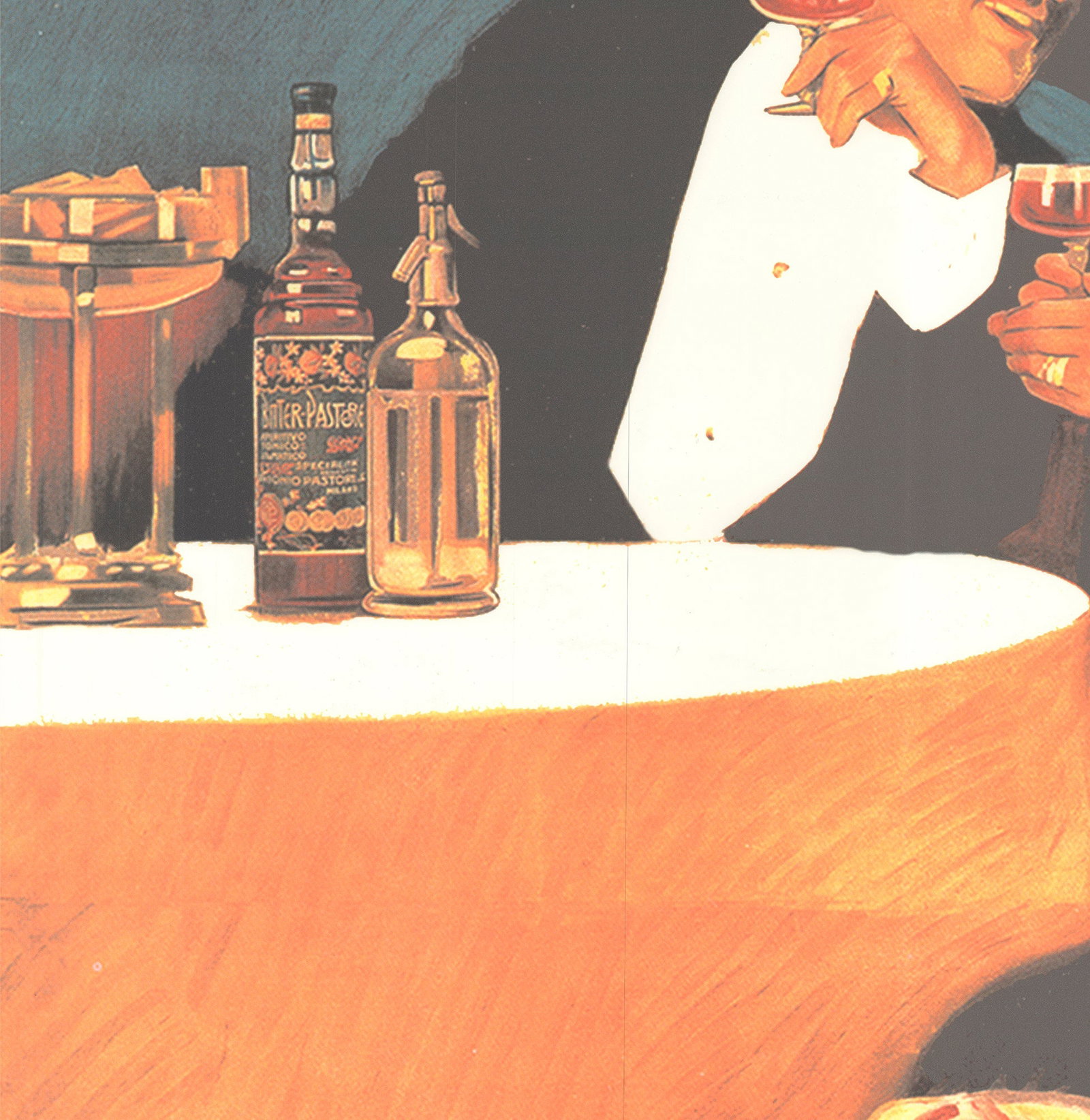 Leopoldo Metlicovitz - Bitter Pastore - 1995 Offset Lithograph 48" x 34.5" - 4