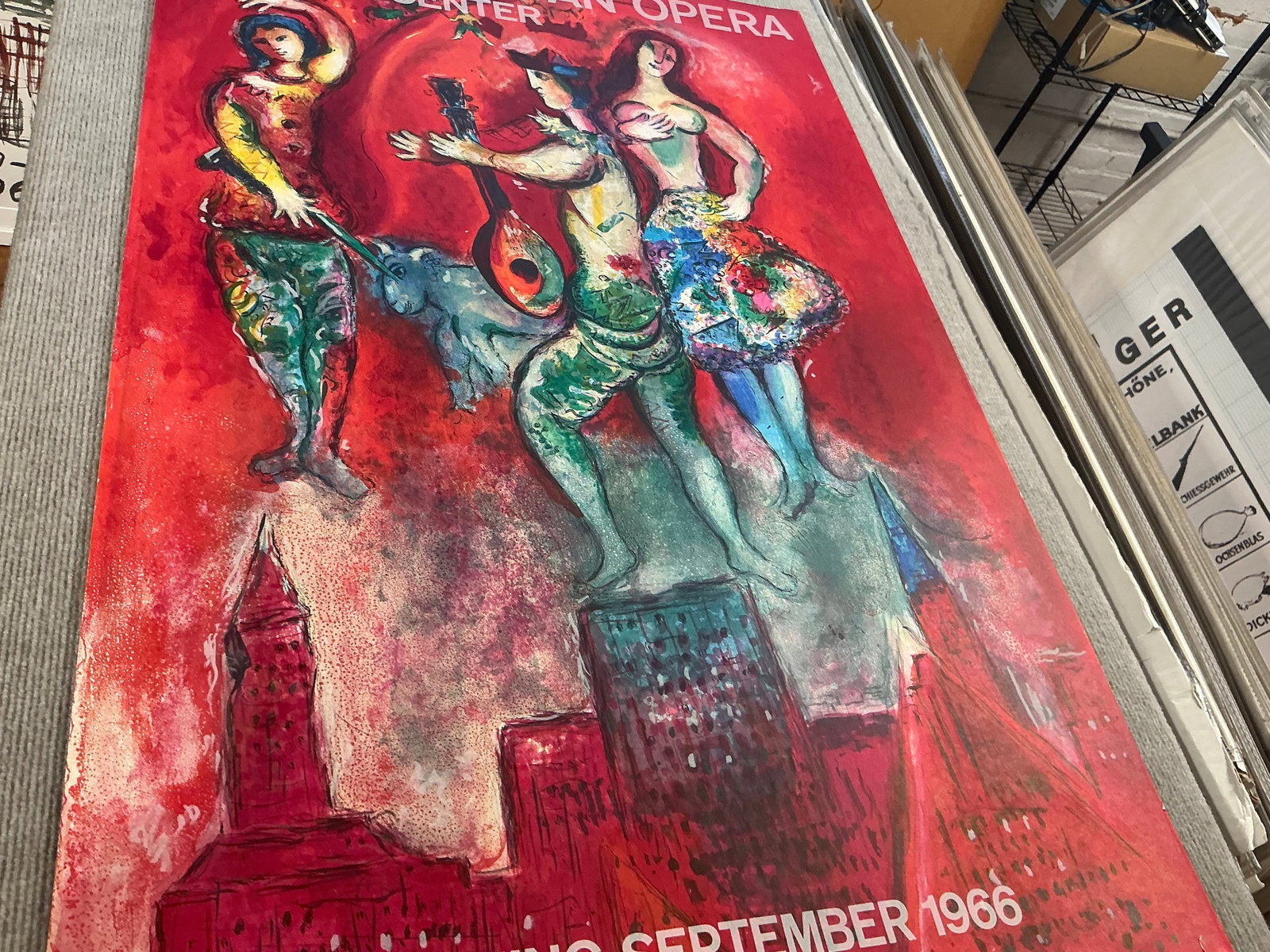 Marc Chagall - Carmen - 1966 Lithograph 40" x 26" - 7
