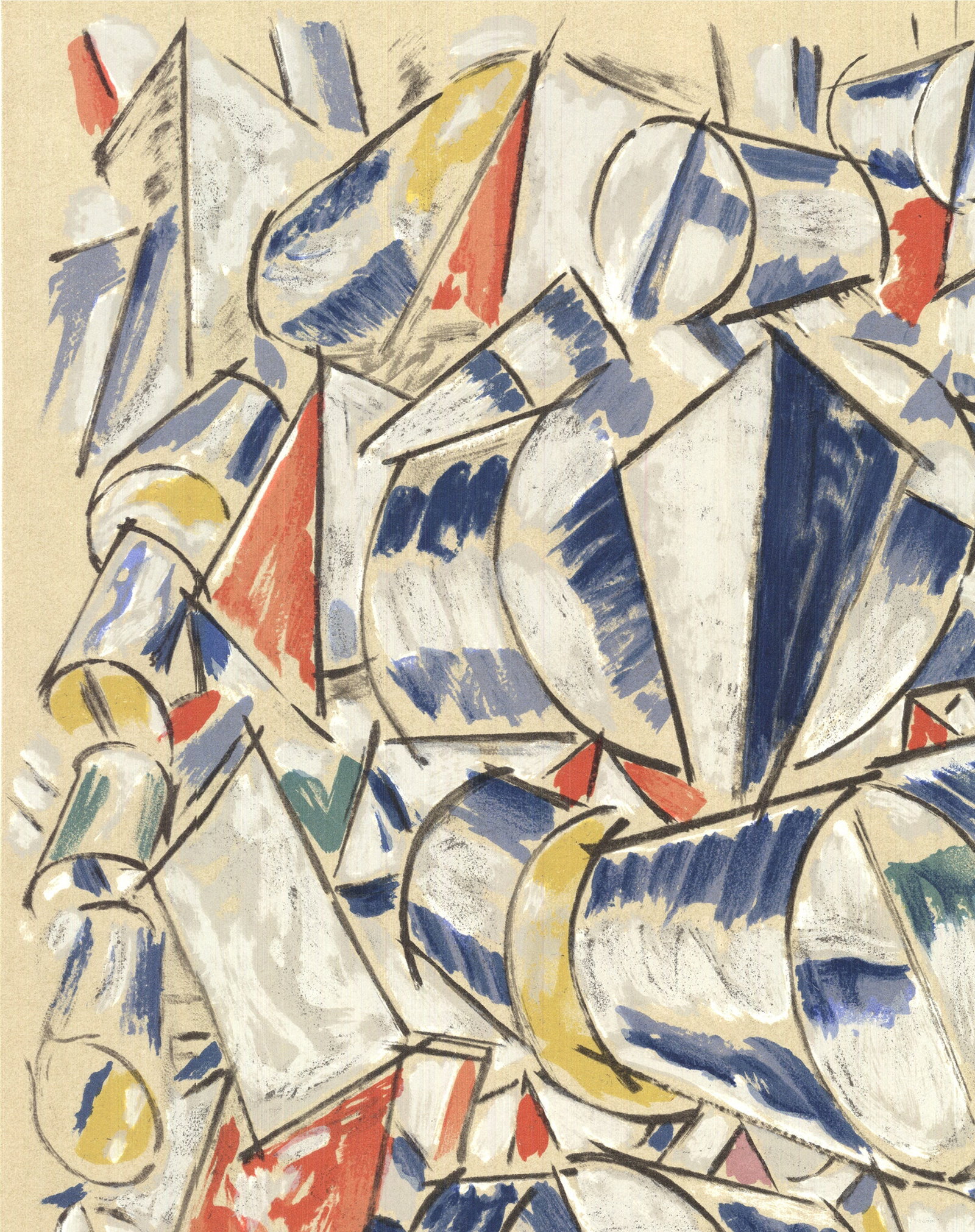 Fernand Leger - Contrastes De Formes - 1962 Lithograph 23.25" x 17.75" - 3