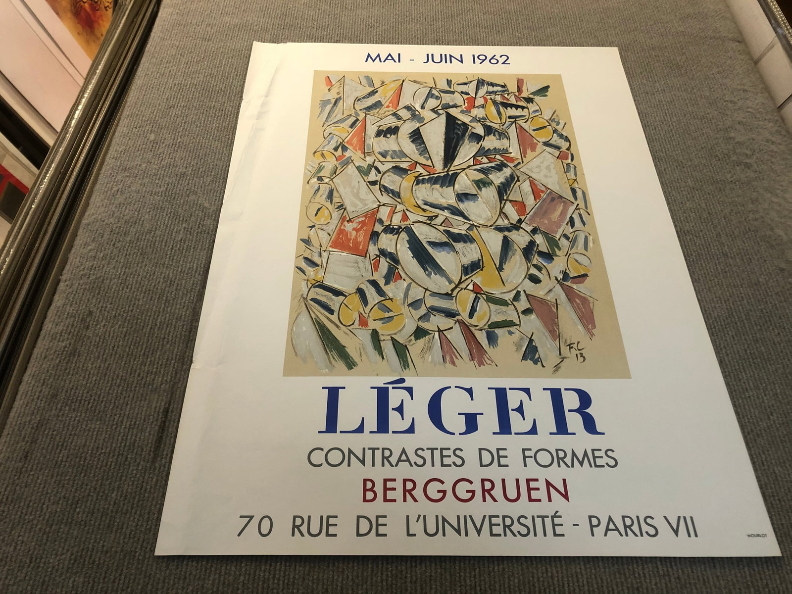 Fernand Leger - Contrastes De Formes - 1962 Lithograph 23.25" x 17.75" - 5
