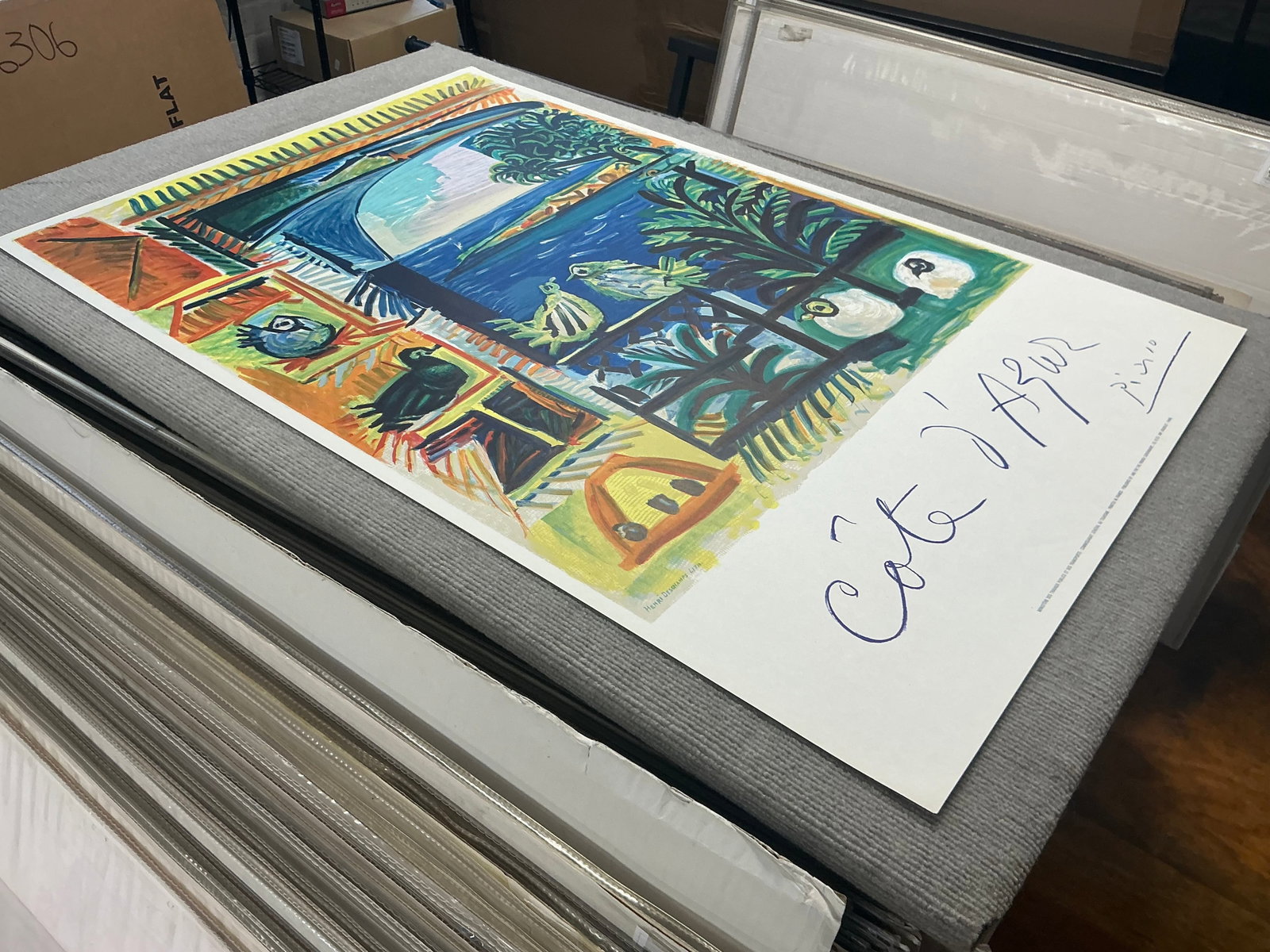 Pablo Picasso - Cote D'Azur - 1962 Lithograph 39.25" x 26" - 4