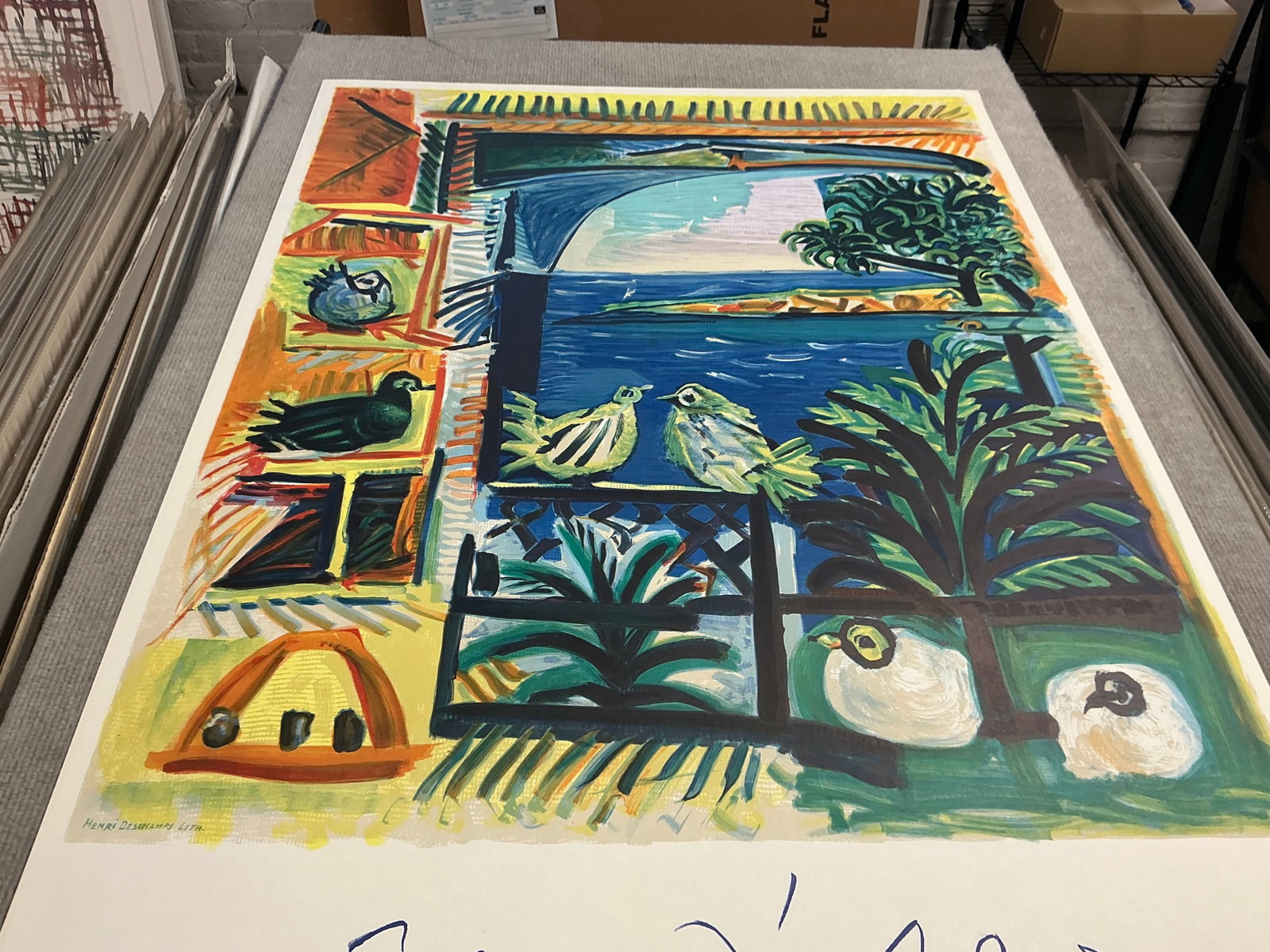 Pablo Picasso - Cote D'Azur - 1962 Lithograph 39.25" x 26" - 6