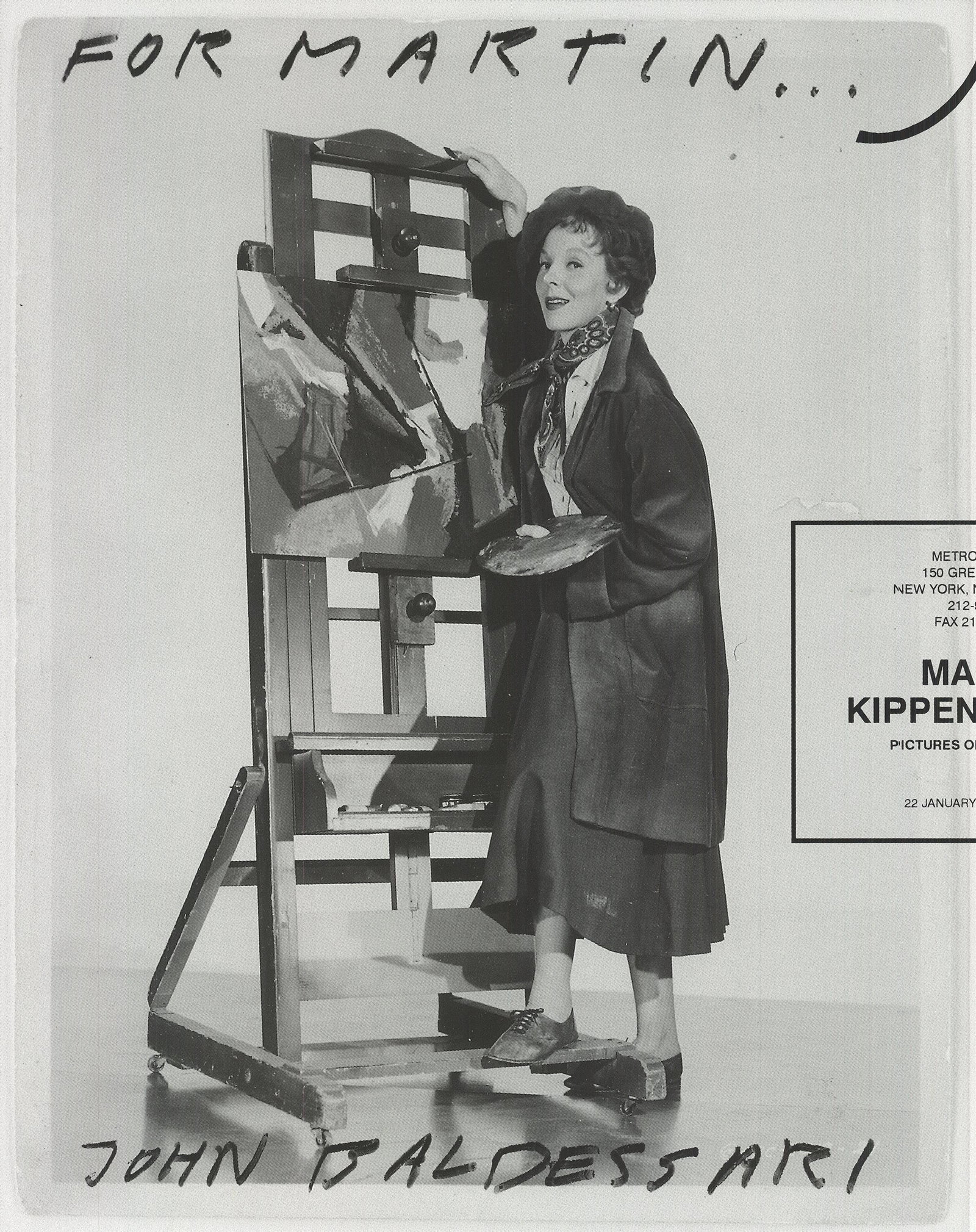 Martin Kippenberger - For Martin - 1994 Offset Lithograph 35.25" x 27" - 2