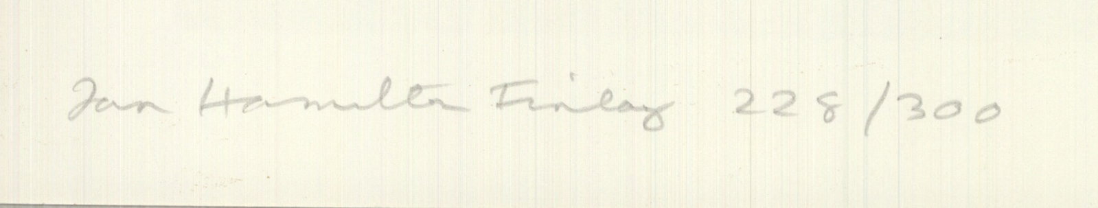 Ian Hamilton Finlay - Homage to Mozart - 1970 Lithograph - SIGNED 20" x 15" - 2