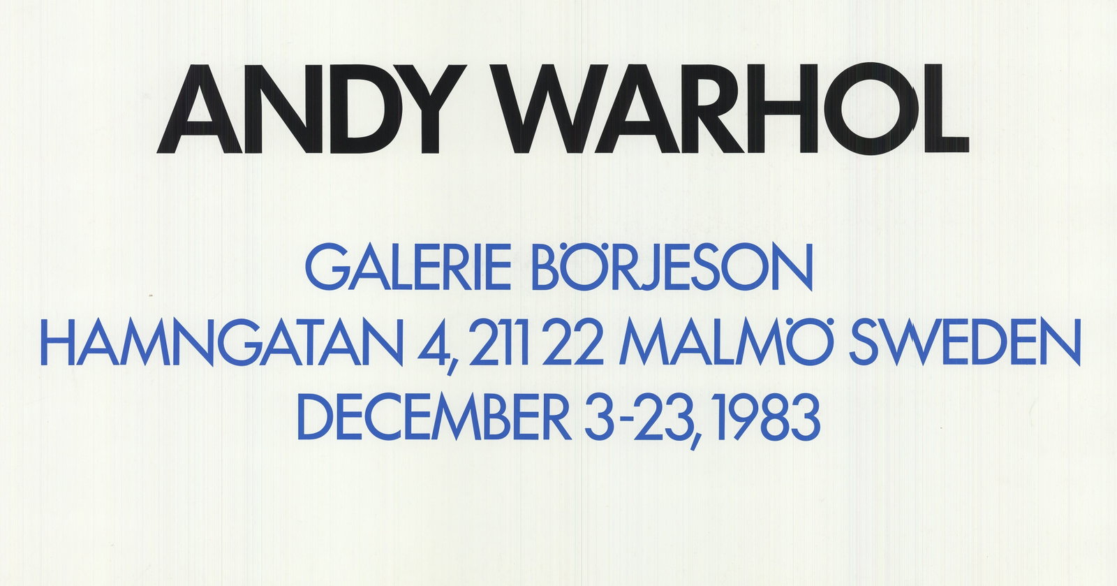 Andy Warhol - Ingrid with Hat - 1983 Offset Lithograph 39.5" x 27.5" - 5