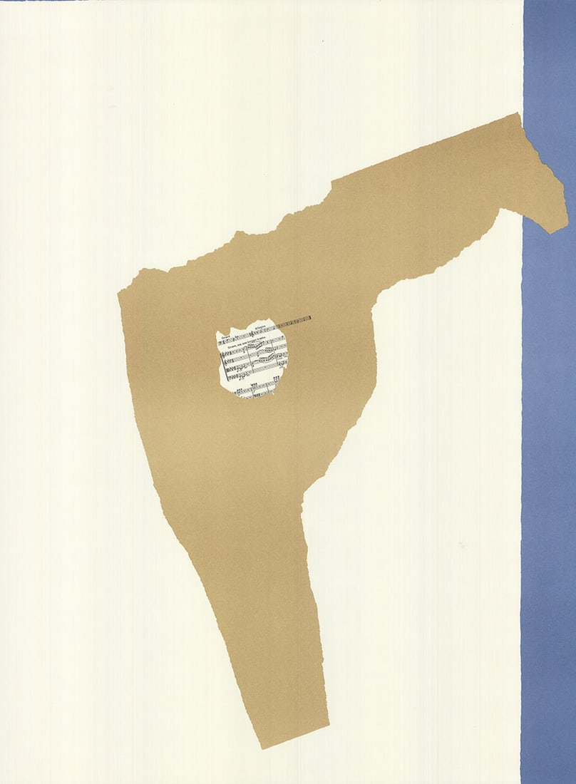 Robert Motherwell - Juilliard School Dedication - 1969 Lithograph 45" x 29.5" - 2