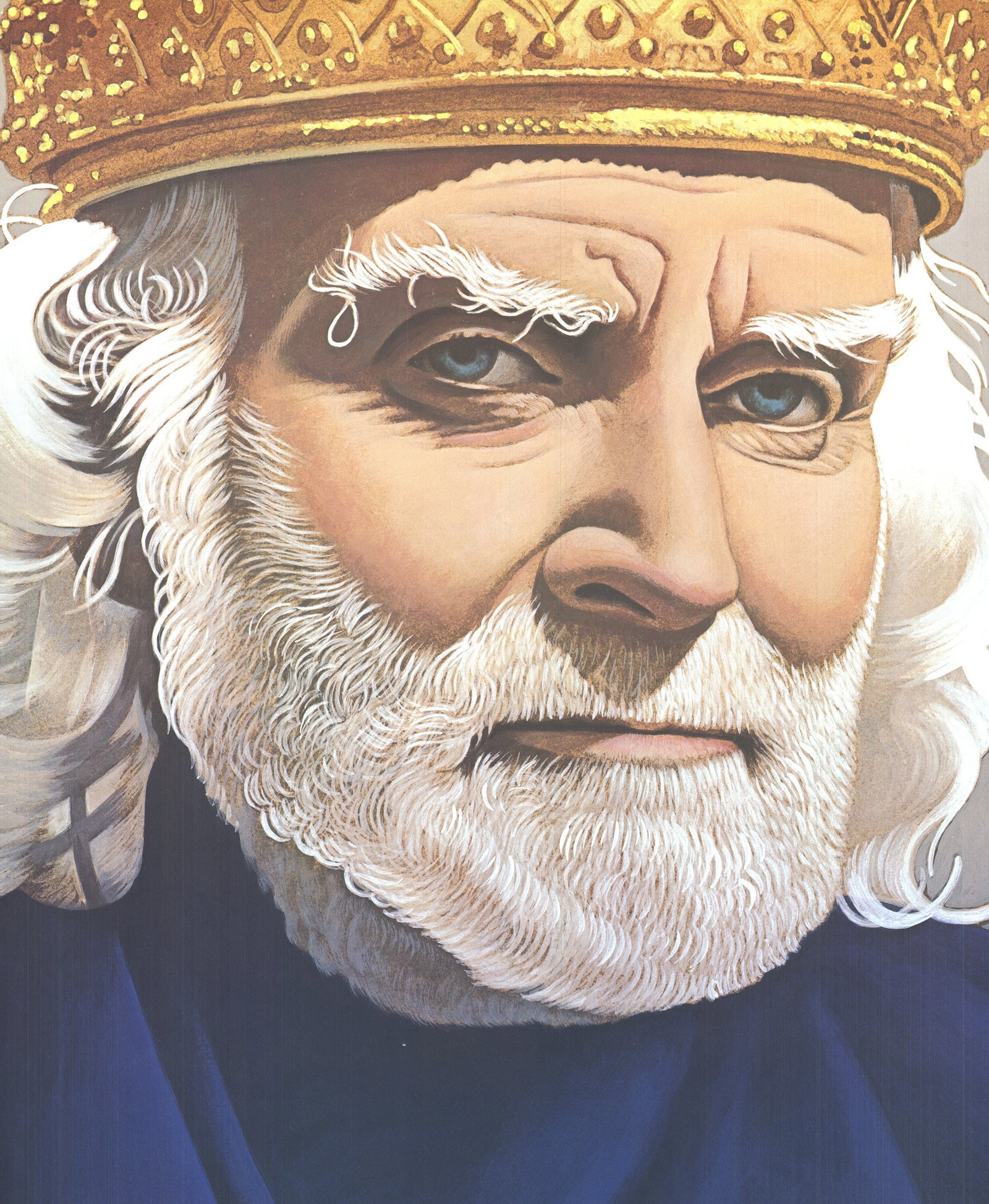 Paul Davis - King Lear - 1984 Offset Lithograph 46" x 30" - 2