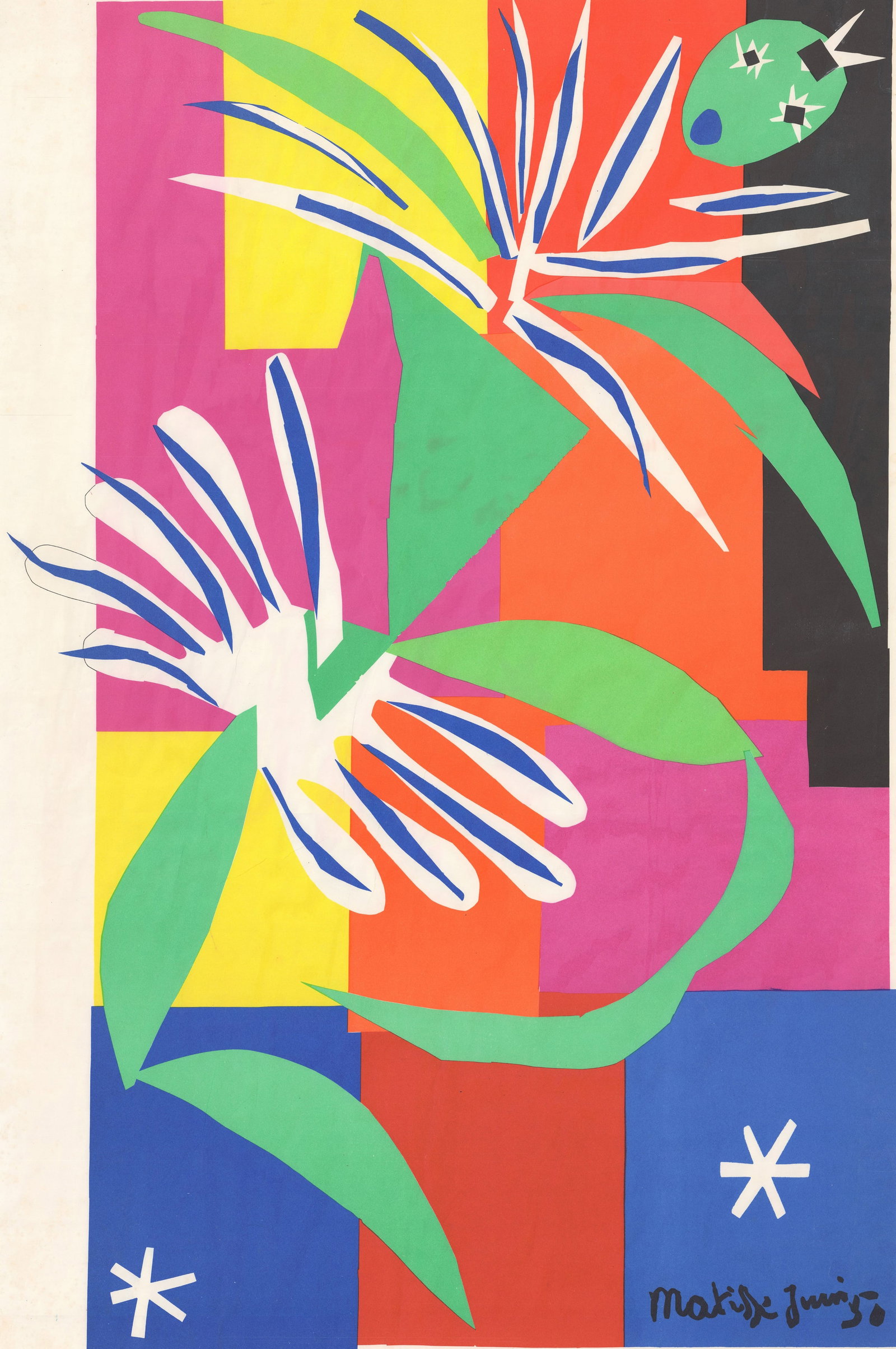 Henri Matisse - La Danseuse Creole, Nice, France - 1965 Lithograph 39" x 24.5" - 2