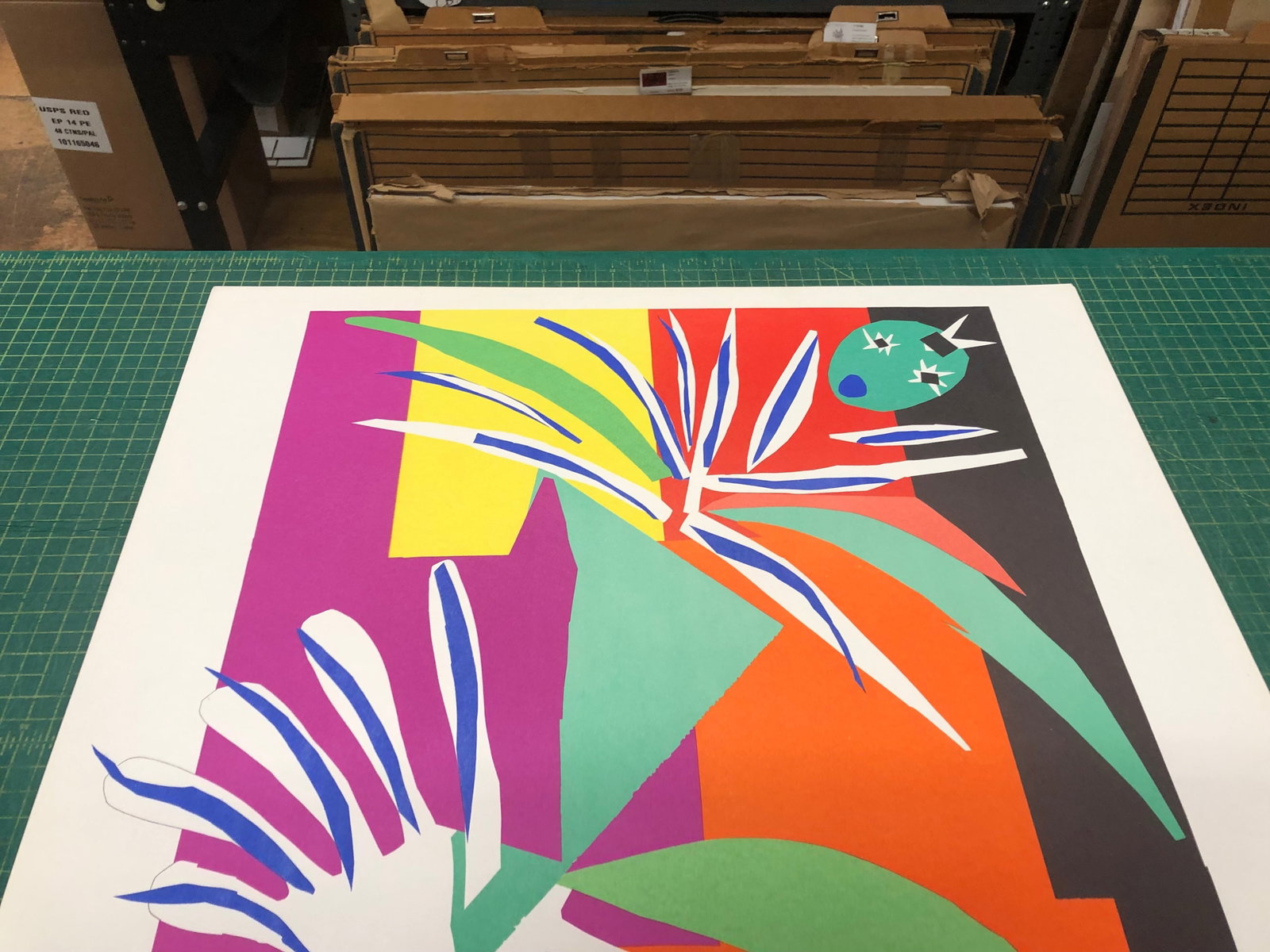 Henri Matisse - La Danseuse Creole, Nice, France - 1965 Lithograph 39" x 24.5" - 5