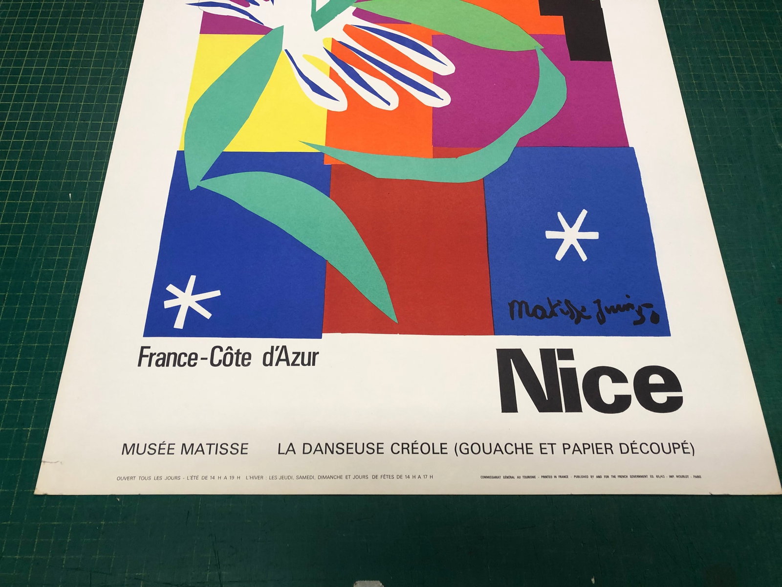 Henri Matisse - La Danseuse Creole, Nice, France - 1965 Lithograph 39" x 24.5" - 6