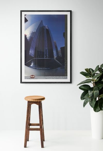 Artist Unknown - Look at Audi - 1983 Offset Lithograph 47.5" x 31.5" - 5