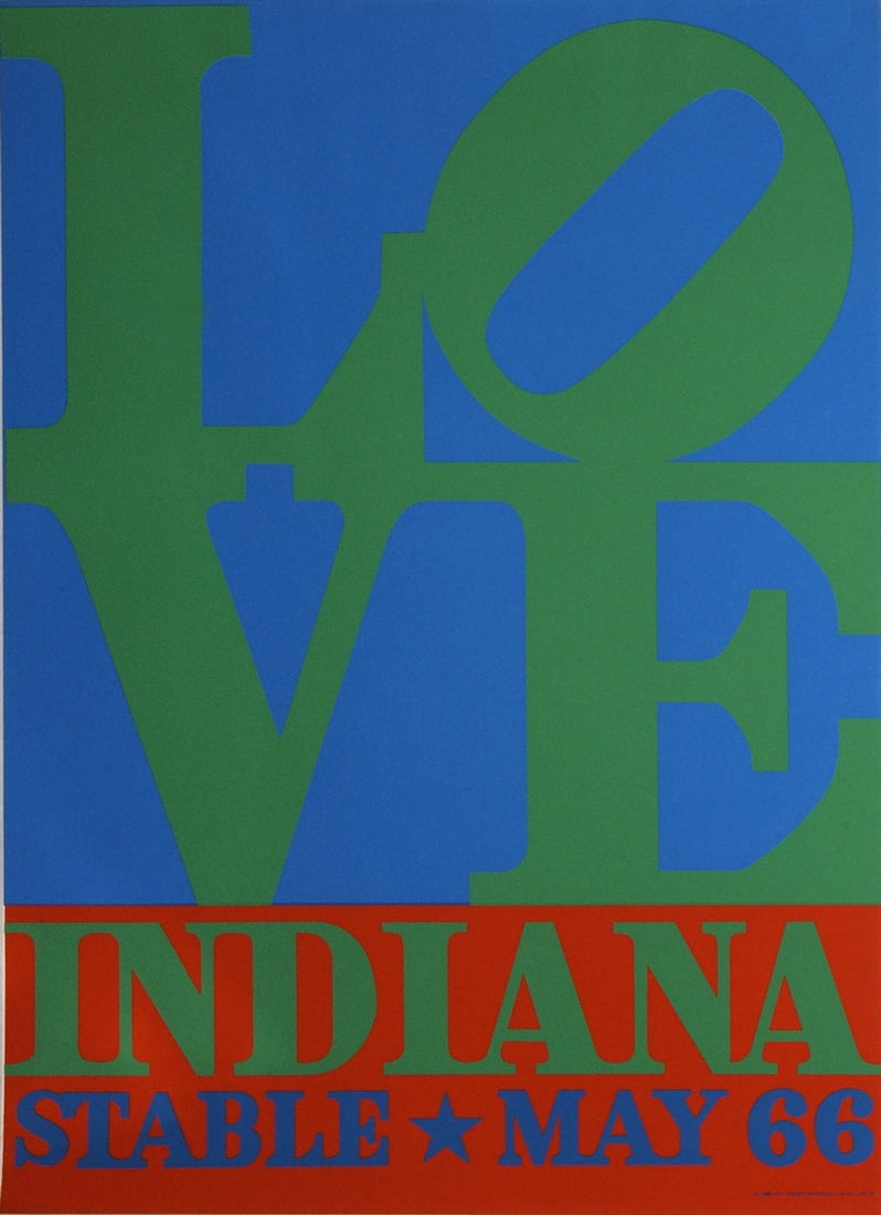 Robert Indiana - LOVE-Stable - 1971 Serigraph 32.5" x 24.25" (1 of 10)