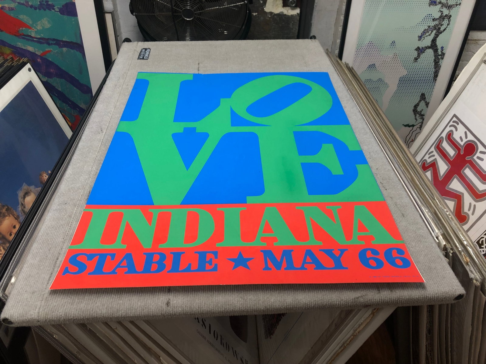 Robert Indiana - LOVE-Stable - 1971 Serigraph 32.5" x 24.25" - 2