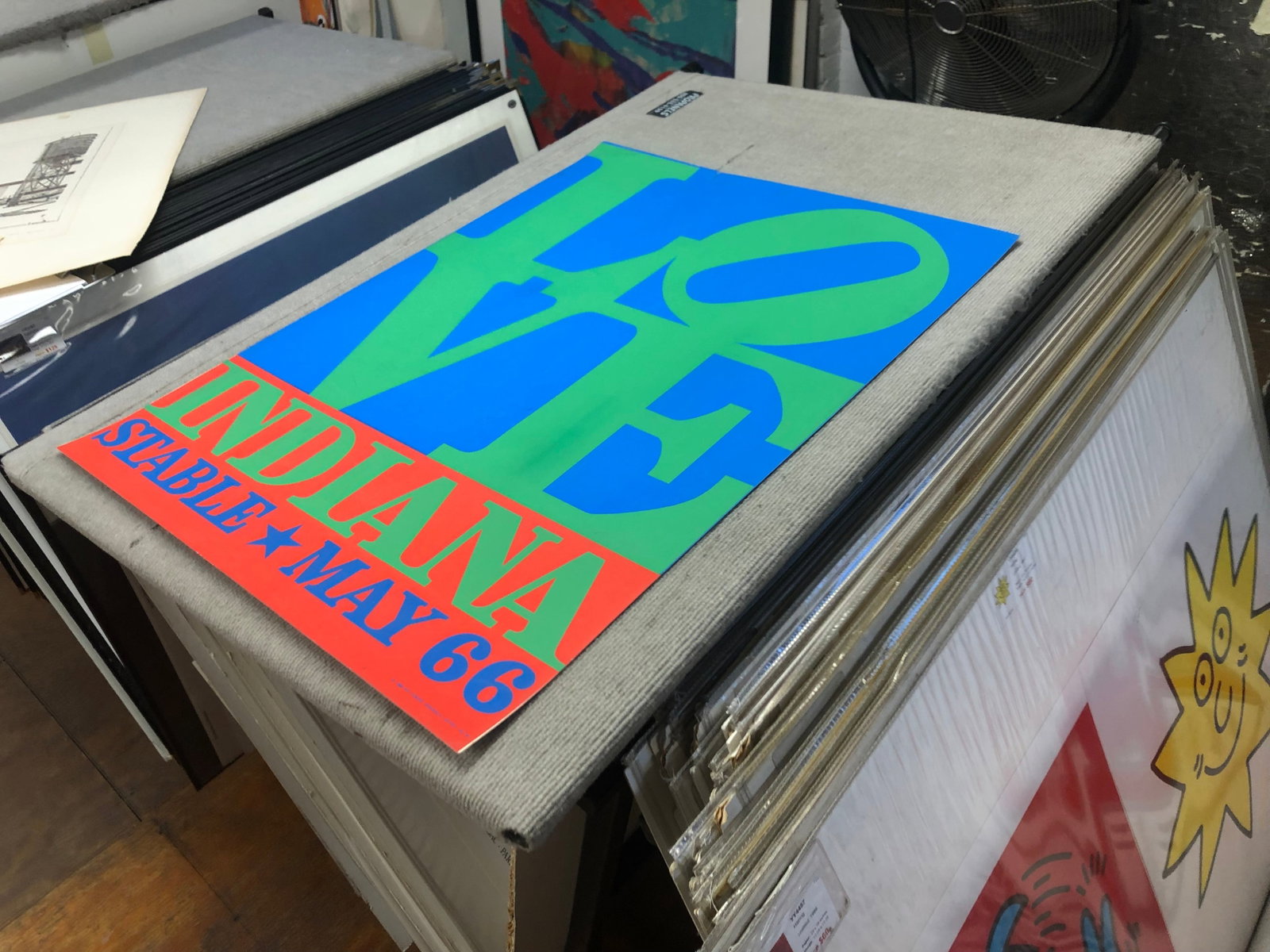 Robert Indiana - LOVE-Stable - 1971 Serigraph 32.5" x 24.25" - 3