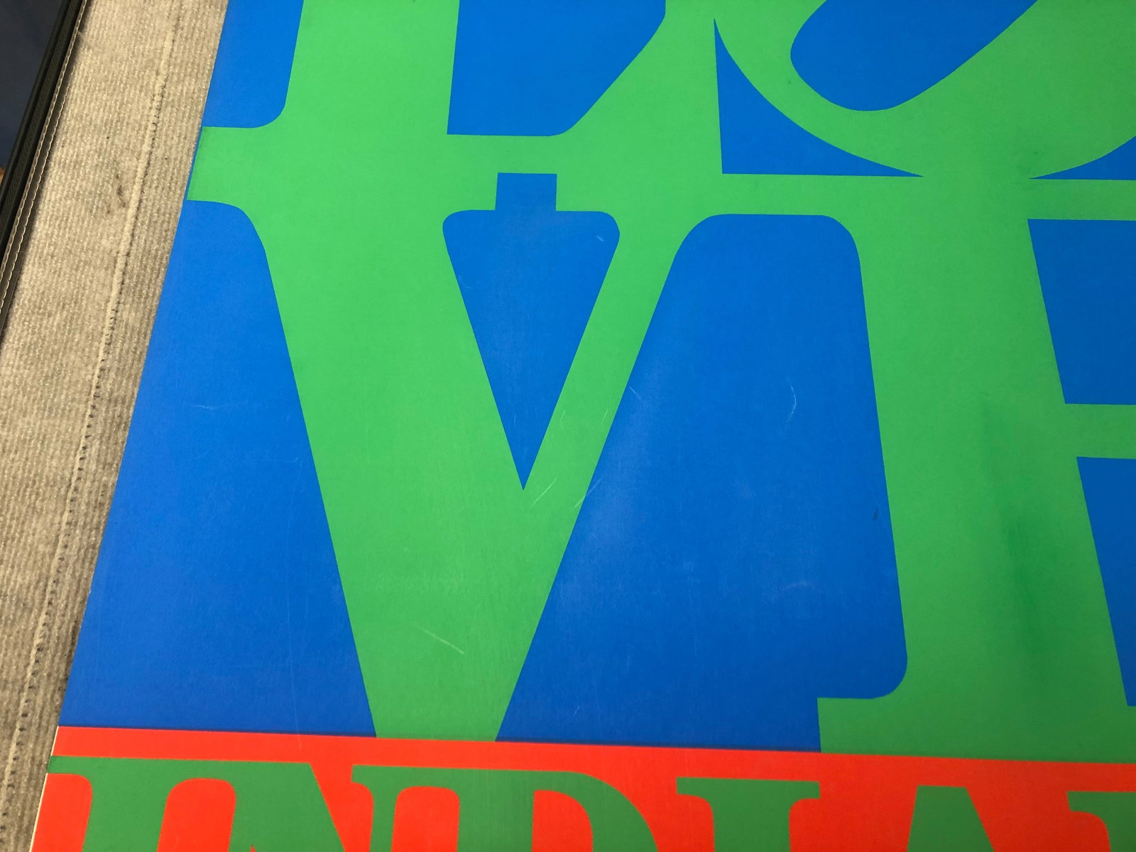 Robert Indiana - LOVE-Stable - 1971 Serigraph 32.5" x 24.25" - 9